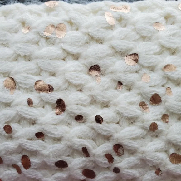 Accessory Depot Infinity Scarf Knitted 3 Pack‎ Magenta Gray Ivory - Picture 3 of 7